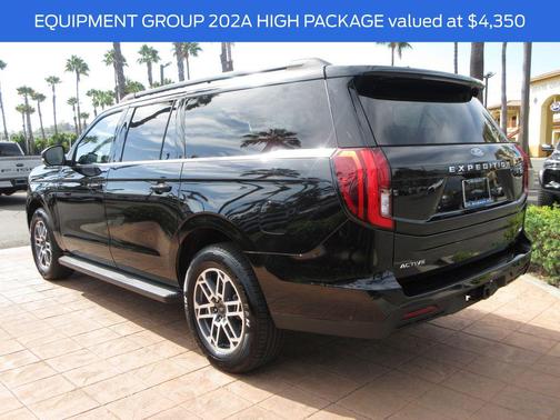 Agate Black Metallic 2025 Ford Expedition Max Active 4x2