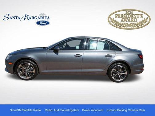 Monsoon Gray Metallic 2019 Audi A4 2.0T Titanium Premium