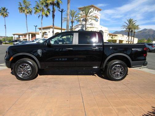 Shadow Black 2025 Ford Ranger XLT
