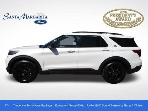 Star White Metallic Tri-Coat 2023 Ford Explorer Timberline