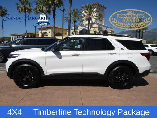 Star White Metallic Tri-Coat 2023 Ford Explorer Timberline