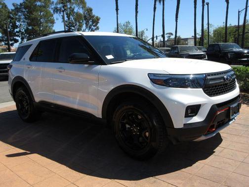Star White Metallic Tri-Coat 2023 Ford Explorer Timberline