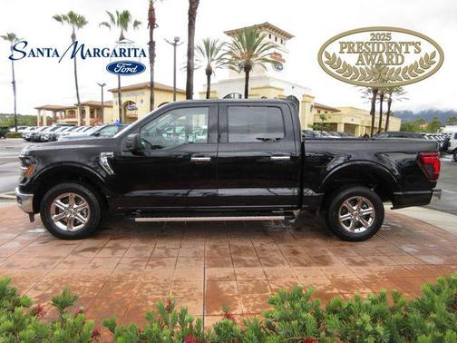 Agate Black Metallic 2025 Ford F-150 XLT