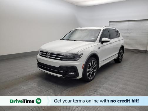 Pure White 2021 Volkswagen Tiguan 2.0T SEL R-Line 4MOTION