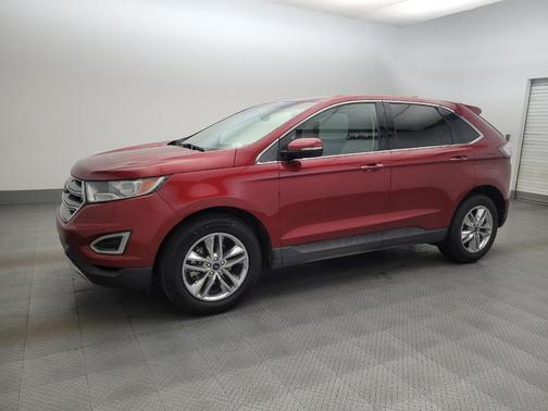 Red 2018 Ford Edge SEL
