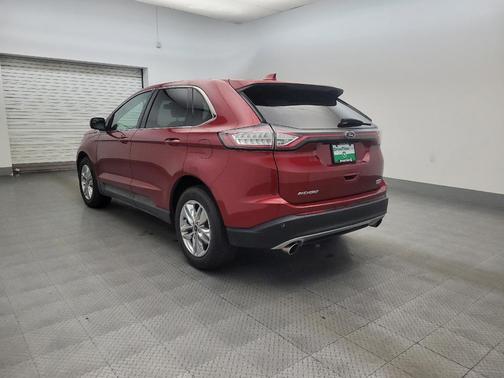 Red 2018 Ford Edge SEL
