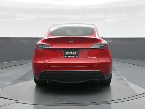 Red Multi-Coat 2021 Tesla Model Y Long Range Dual Motor All-Wheel Drive