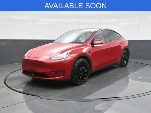 Red Multi-Coat 2021 Tesla Model Y Long Range Dual Motor All-Wheel Drive