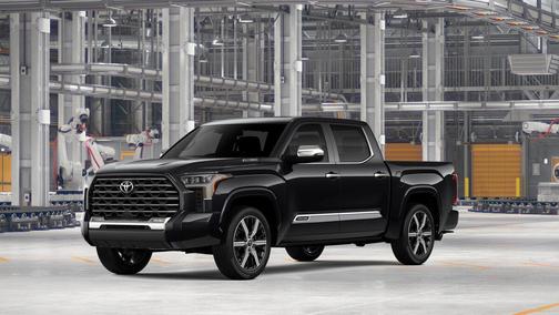 Midnight Black Metallic 2026 Toyota Tundra Hybrid Capstone