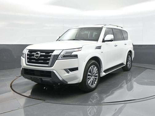 Aspen White 2021 Nissan Armada SL 4WD