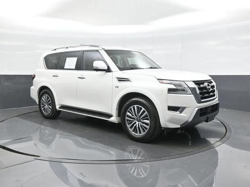 Aspen White 2021 Nissan Armada SL 4WD