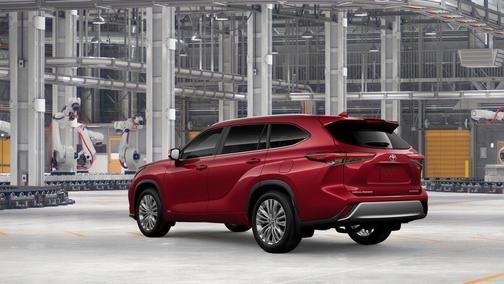 Ruby Flare Pearl 2026 Toyota Highlander Hybrid Platinum