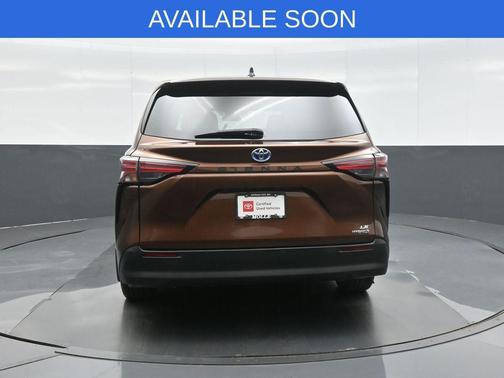 Sunset Bronze Mica 2021 Toyota Sienna LE