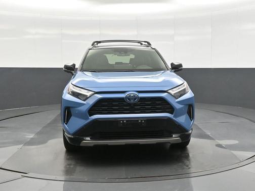 Cavalry Blue/Midnight Black Metallic 2024 Toyota RAV4 Hybrid SE