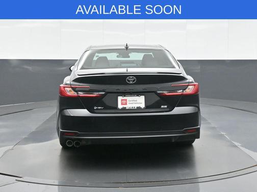 Midnight Black Metallic 2025 Toyota Camry SE