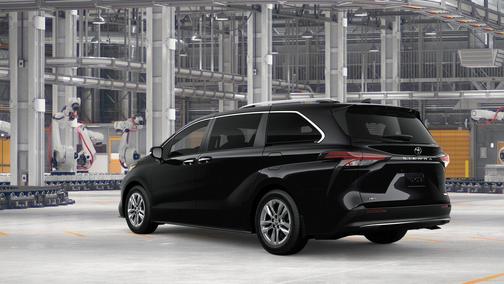 Midnight Black Metallic 2026 Toyota Sienna Limited