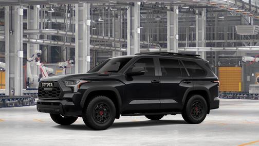 Midnight Black Metallic 2026 Toyota Sequoia TRD Pro