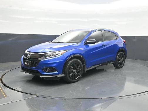 Aegean Blue Metallic 2021 Honda HR-V AWD Sport
