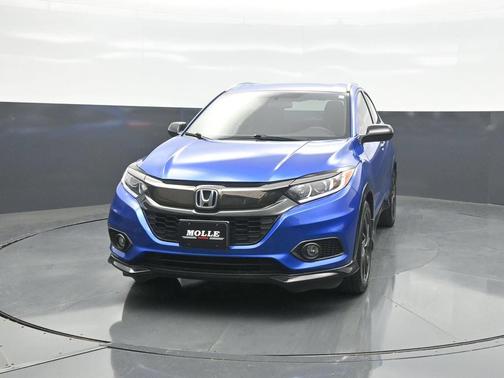 Aegean Blue Metallic 2021 Honda HR-V AWD Sport