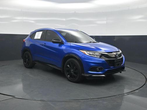 Aegean Blue Metallic 2021 Honda HR-V AWD Sport