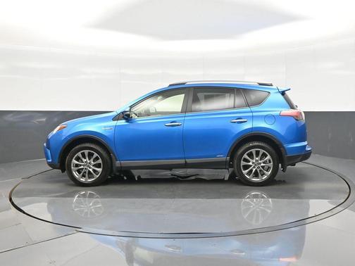 Electric Storm Blue 2017 Toyota RAV4 Hybrid Limited