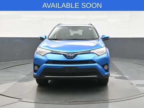Electric Storm Blue 2017 Toyota RAV4 Hybrid Limited