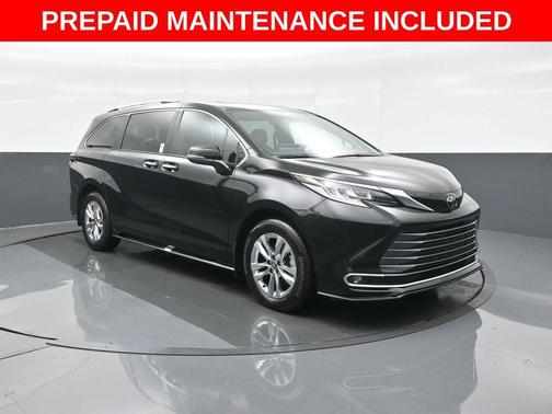 Midnight Black Metallic 2026 Toyota Sienna Limited