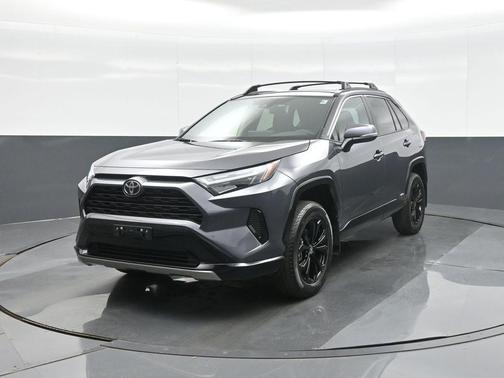 Magnetic Gray Metallic 2025 Toyota RAV4 Hybrid SE