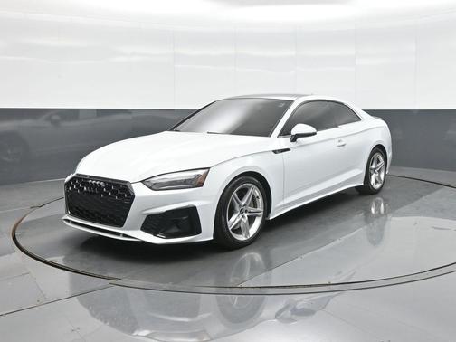 Glacier White Metallic 2021 Audi A5 45 S line Premium