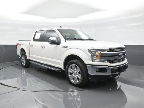 White Platinum Metallic Tri-Coat 2019 Ford F-150 Lariat