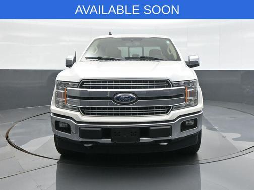 White Platinum Metallic Tri-Coat 2019 Ford F-150 Lariat