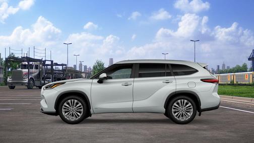 Wind Chill Pearl 2026 Toyota Highlander Hybrid Platinum