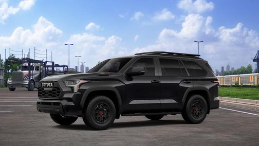 Midnight Black Metallic 2026 Toyota Sequoia TRD Pro