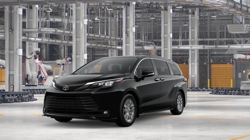 Midnight Black Metallic 2026 Toyota Sienna XLE