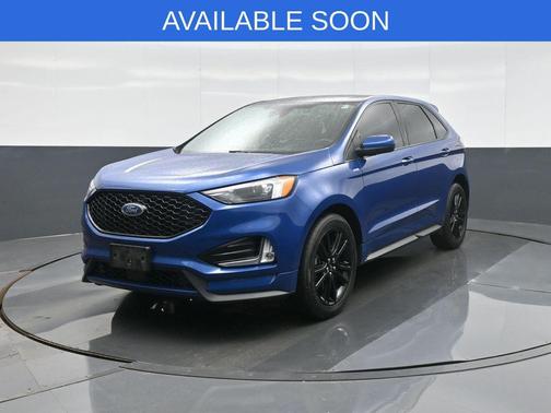Atlas Blue Metallic 2022 Ford Edge ST Line