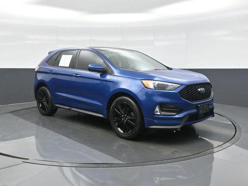 Atlas Blue Metallic 2022 Ford Edge ST Line