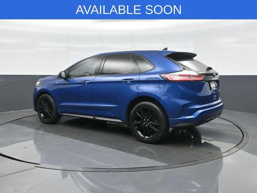 Atlas Blue Metallic 2022 Ford Edge ST Line