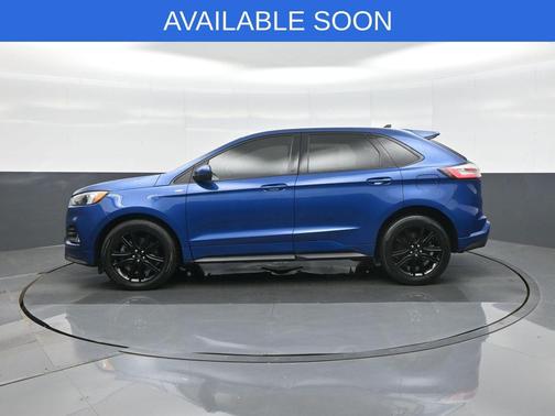 Atlas Blue Metallic 2022 Ford Edge ST Line
