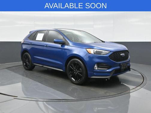 Atlas Blue Metallic 2022 Ford Edge ST Line
