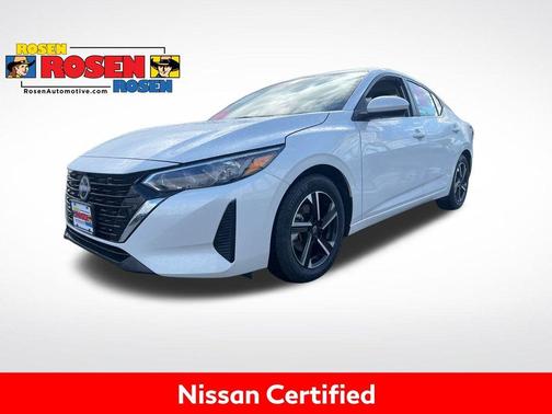 Aspen White 2024 Nissan Sentra SV Sedan