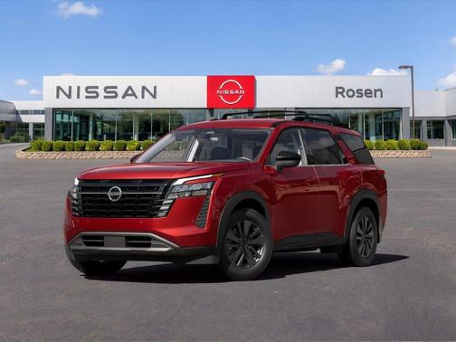 Scarlet Ember Tintcoat 2026 Nissan Pathfinder SV