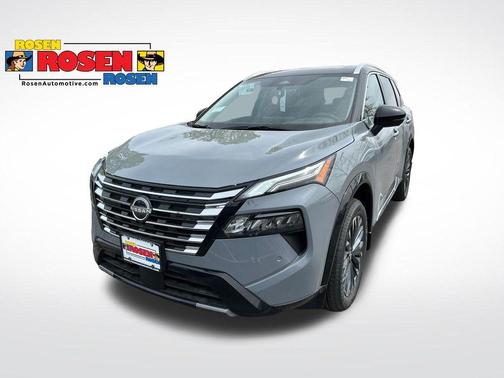 Boulder Gray Metallic 2026 Nissan Rogue Platinum