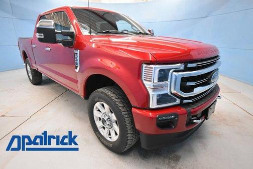 Red Metallic 2022 Ford F-250 Platinum