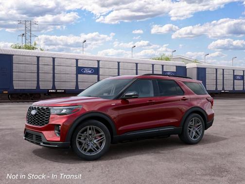 Ruby Red Metallic Tinted Clearcoat 2027 Ford Explorer ST-Line