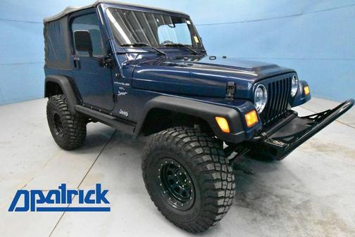 Patriot Blue Pearlcoat 2000 Jeep Wrangler Sport