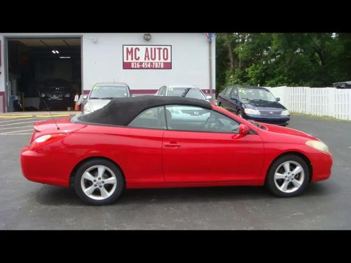 Red 2004 Toyota Camry Solara SE V6