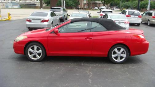 Red 2004 Toyota Camry Solara SE V6