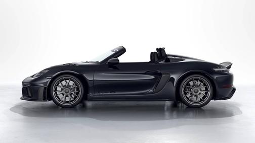 Black 2025 Porsche 718 Spyder