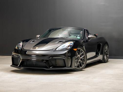 Black 2025 Porsche 718 Spyder