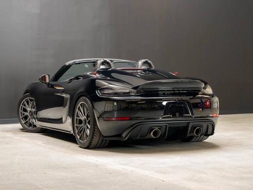 Black 2025 Porsche 718 Spyder